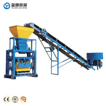 Manual operated non-burning concrete block forming making machine